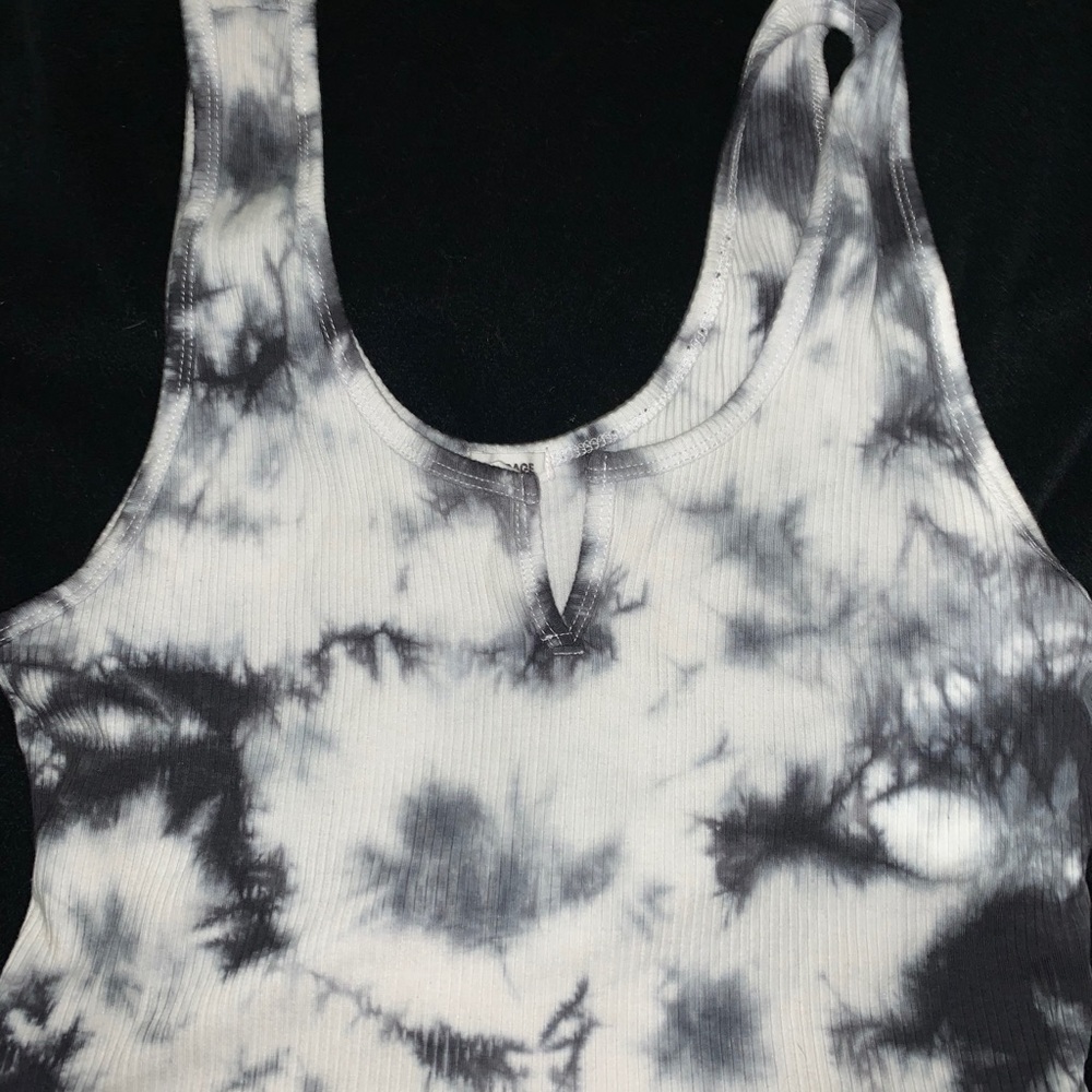 Tye die crop top from garage